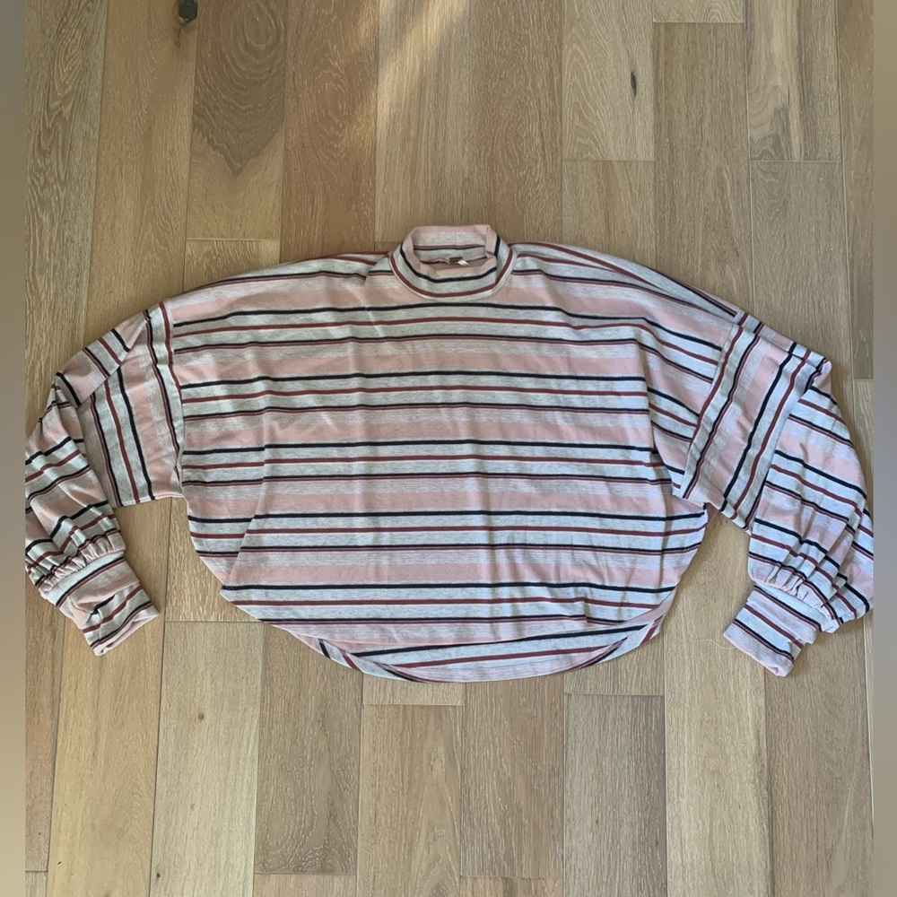 Free People Cropped Mock Neck